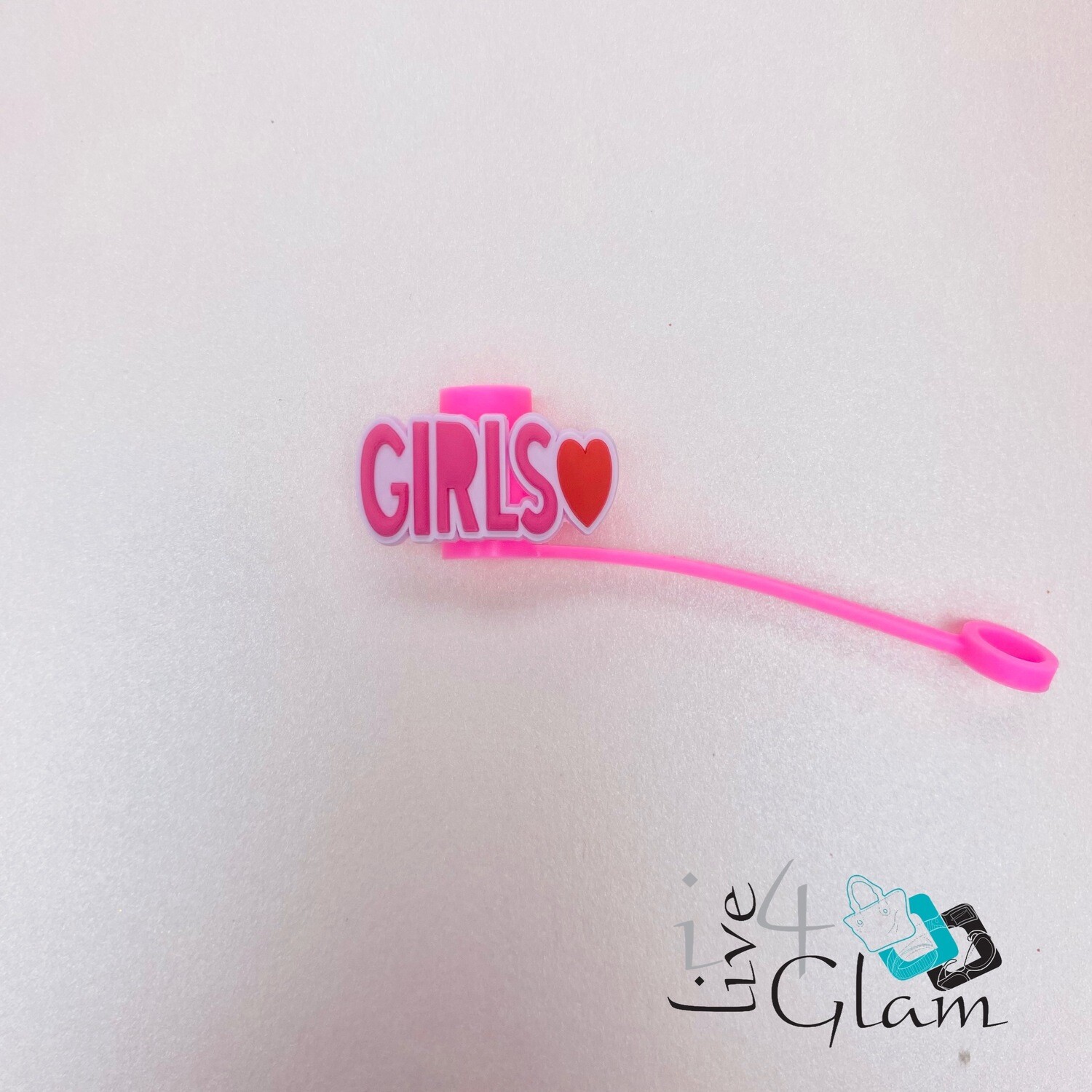 Pink Straw Cover Girls