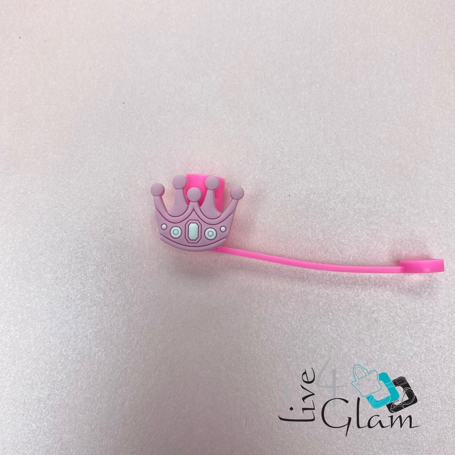 Pink Straw Cover Crown