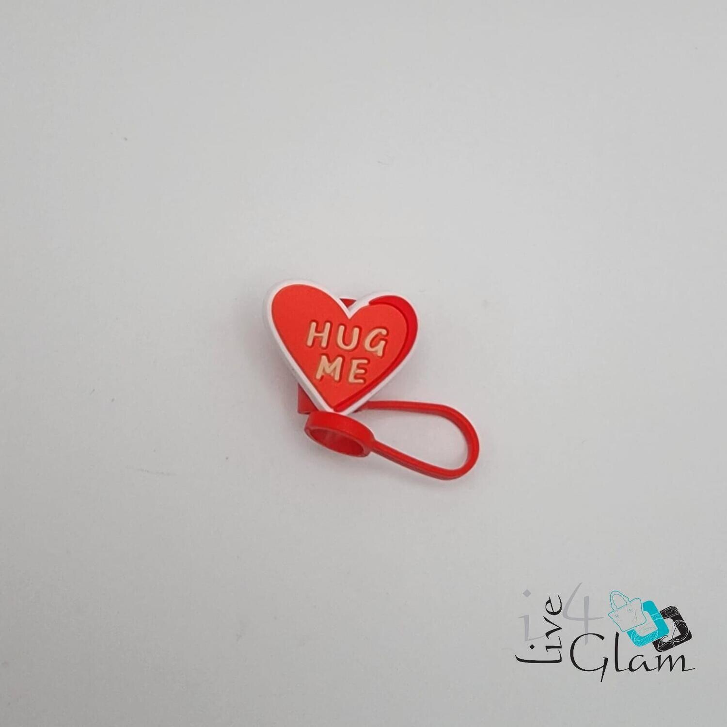 Valentine Straw Cover Hug Me