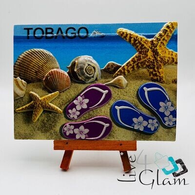 Tobago Plaque w Easel