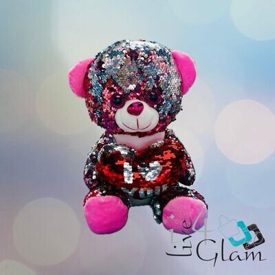 Small Sequin Teddy Bear