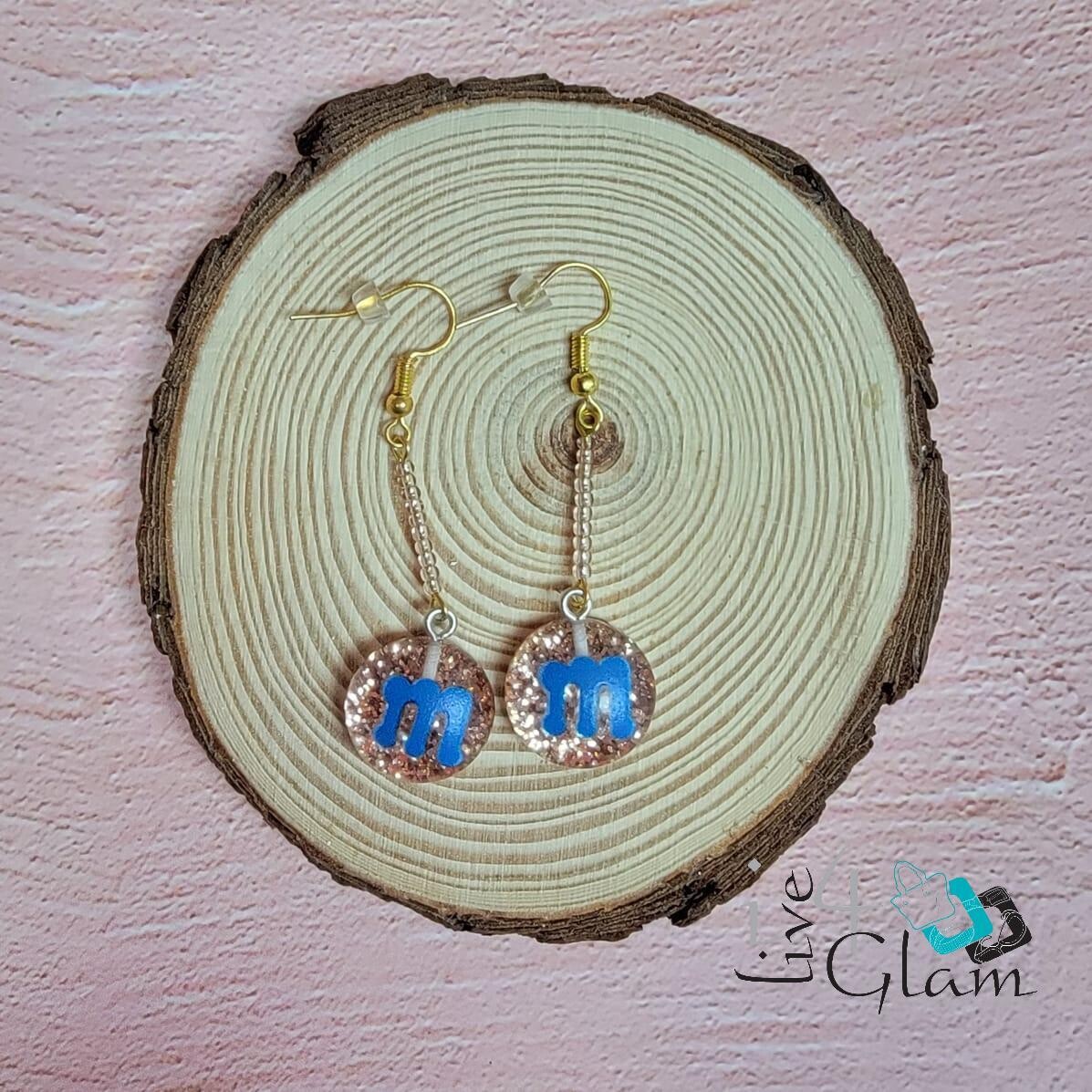Hand Made Hanging Earring Candy, Color: Pink