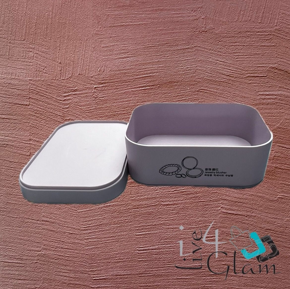 Small Jewelry Beauty Storage Container, Color: Purple