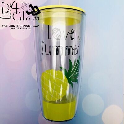 Love Summer Straw Cup