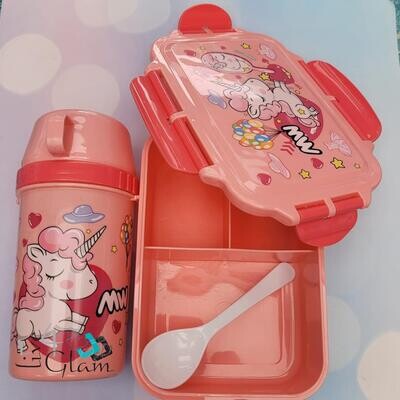 Character Bowl and Bottle Set