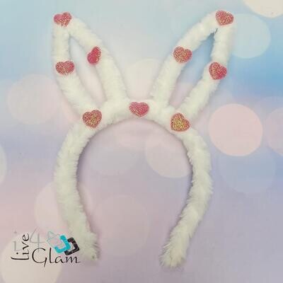 Bunny Ears w Hearts Easter Bando