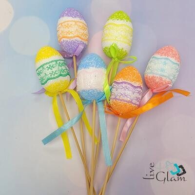 Fancy Easter Egg w Stick