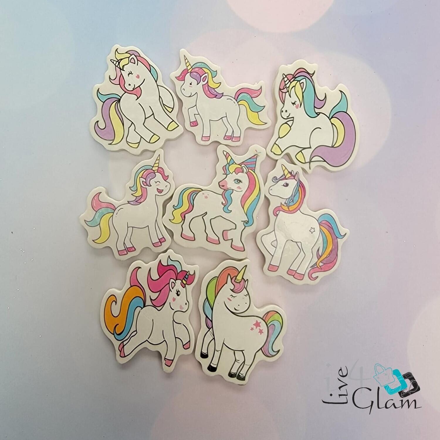 Assorted Unicorn Erasers