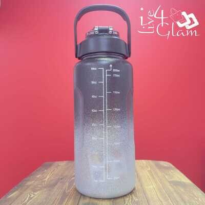 64oz Glitter Motivational Water Bottle 