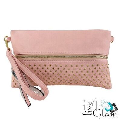 Gold Studded Shoulder Bag