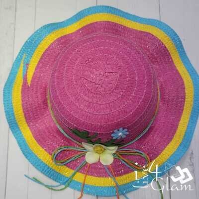 Colourful Kid&#39;s Easter Hat w Flowers
