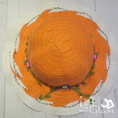 Kid&#39;s Easter Hat w  Floral Vine