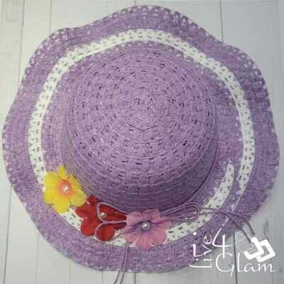 Kid&#39;s Triple Flower Easter Hat
