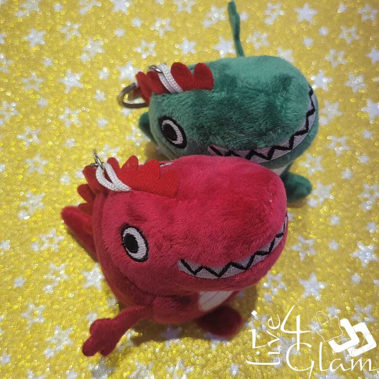 Plush Dinosaur Keychain