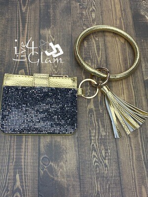 Bedazzled Cardholder Wristlet 