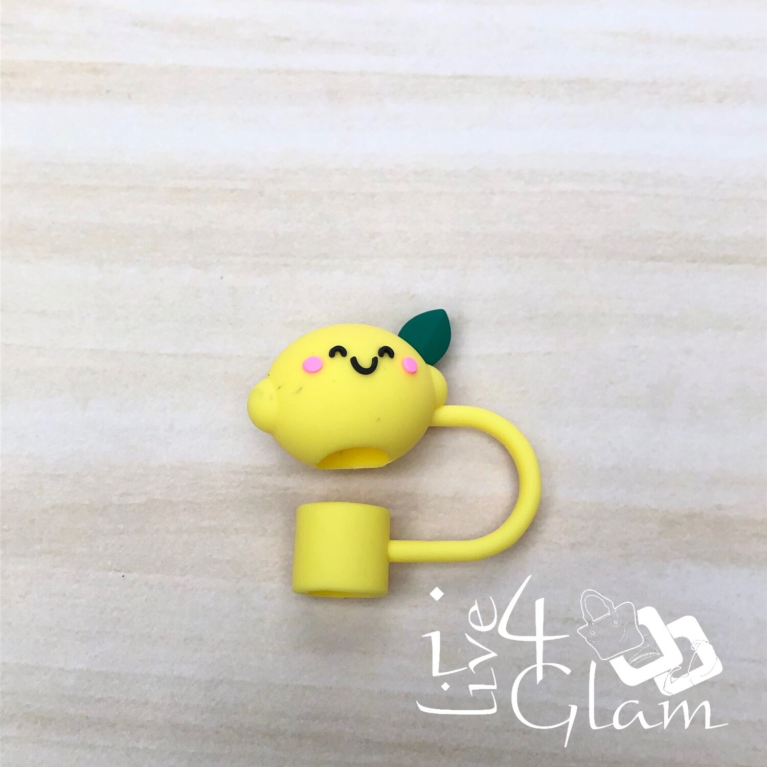Lemon Large Straw Cover