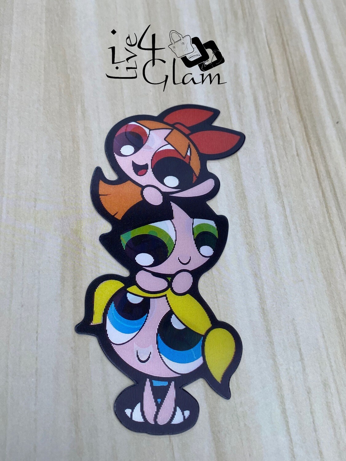 Power Puff Girls Holographic Sticker