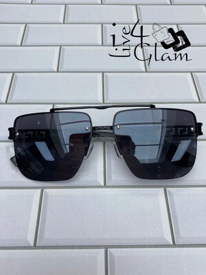 Half Rim Square Sunglasses 