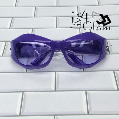 Curved Wrap Sunglasses 