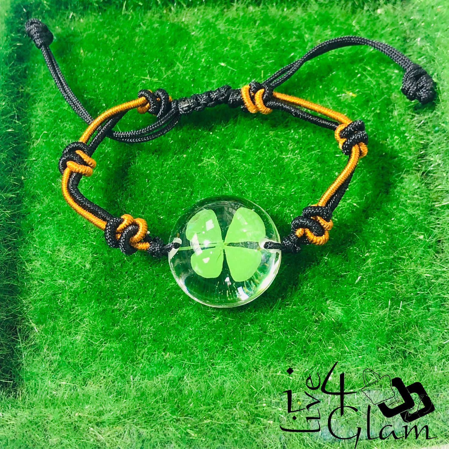 Real Flower Small Clover Bracelet