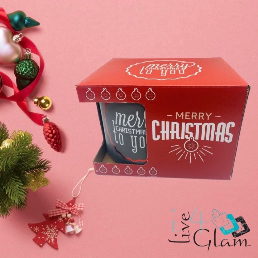 Grey Christmas Mug, Style: Merry Christmas to You