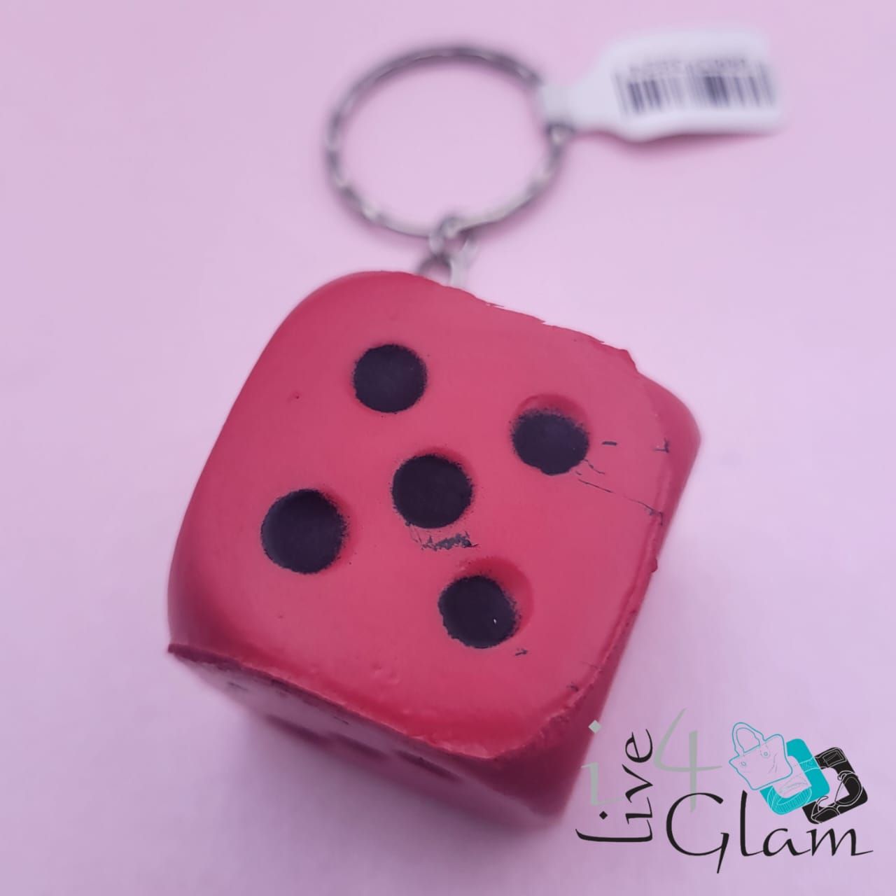 Die Keychain, Color: Red