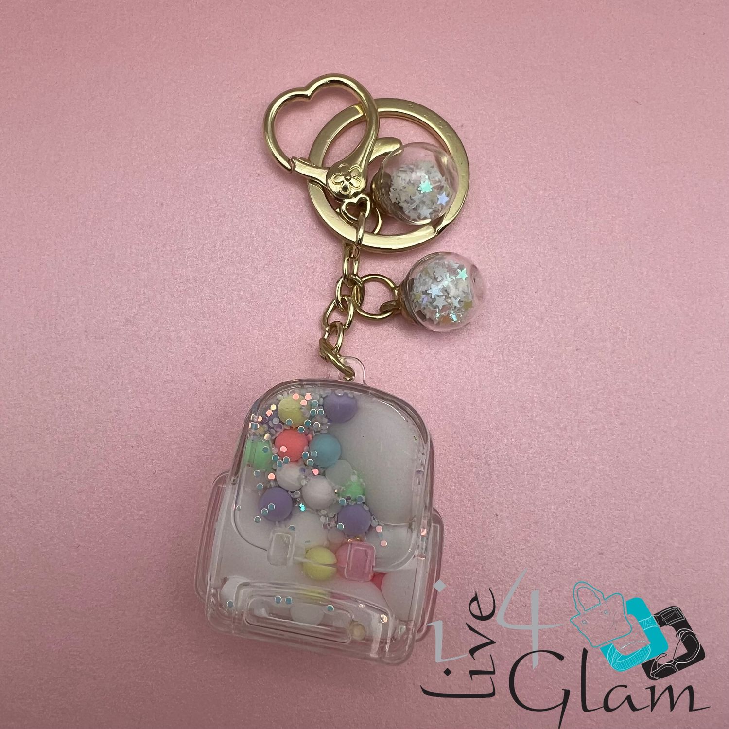 Bag Key Chain , Color: White