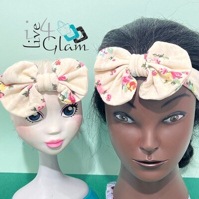 Mother Daughter Flower Bow Headband