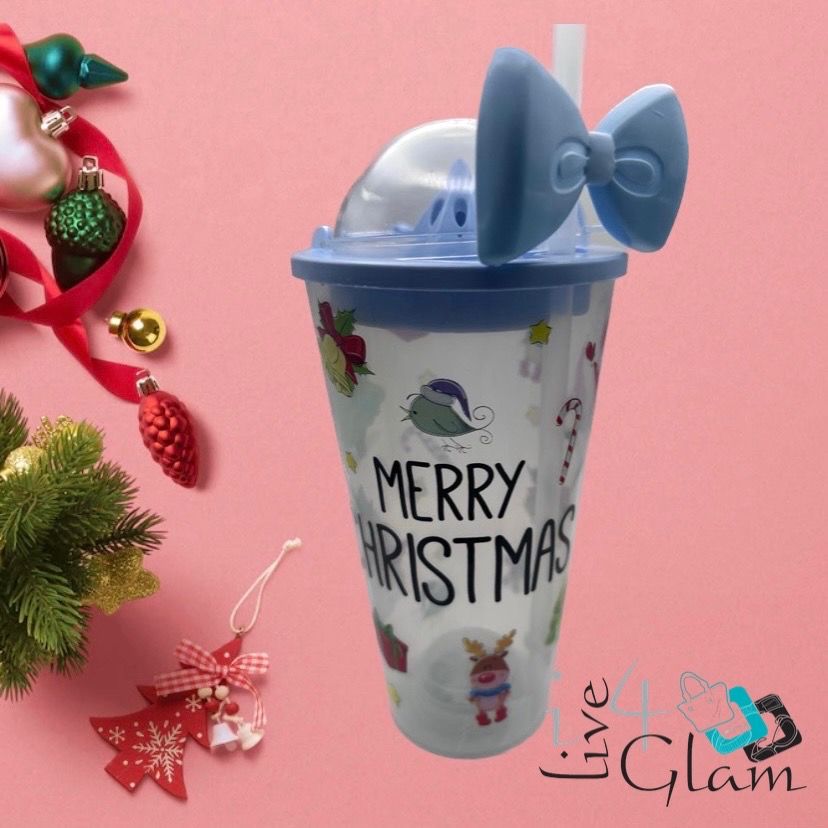 Christmas Light Up Cup, Color: Blue