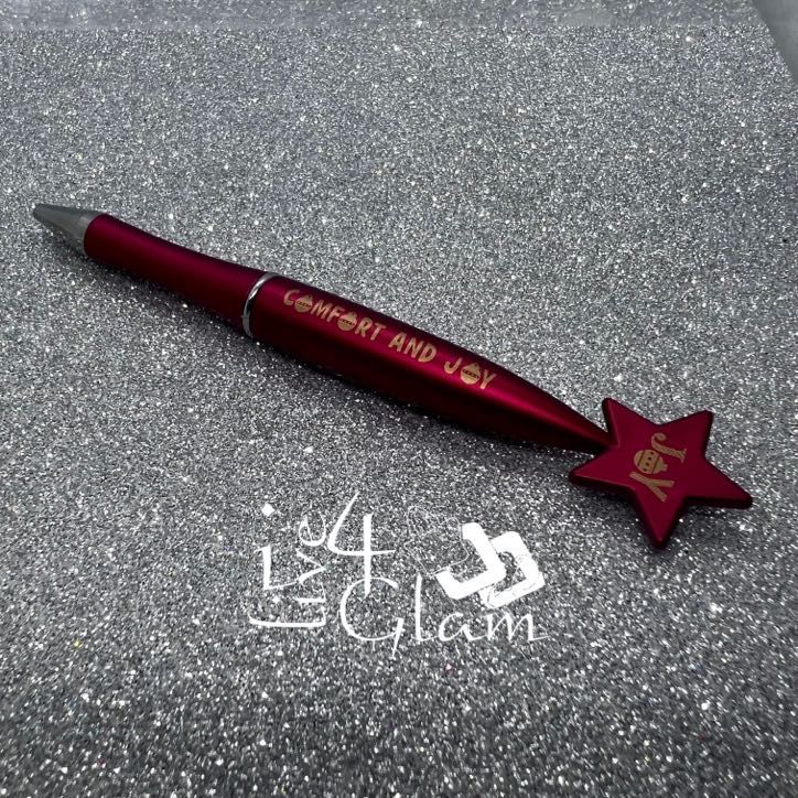 Red Christmas Pen, Style: Comfort and Joy