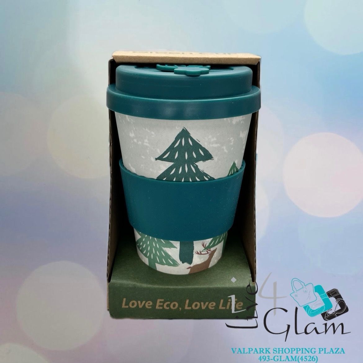 Christmas Eco-Friendly Mug, Color: Dark Green