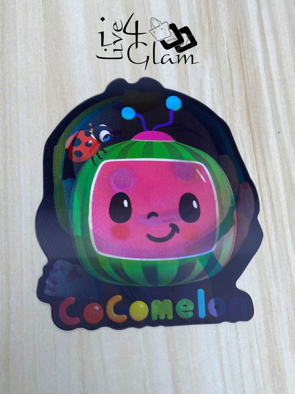Kid&#39;s Holographic Sticker, Style: Cocomelon