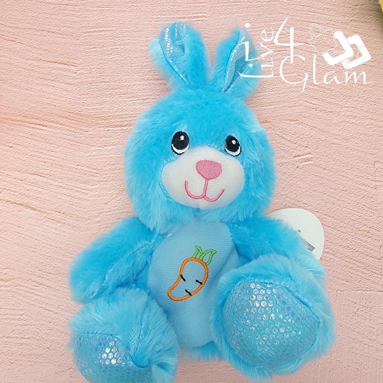  Fuzzy Plush Toy Bunny, Color: Blue