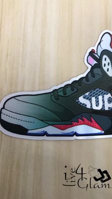 Jordan Sneakers Holographic Sticker 