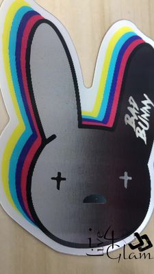 Bad Bunny Holographic Sticker