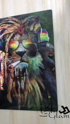 Lion/Wolf Holographic Sticker