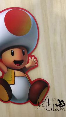 Mario Holographic Sticker