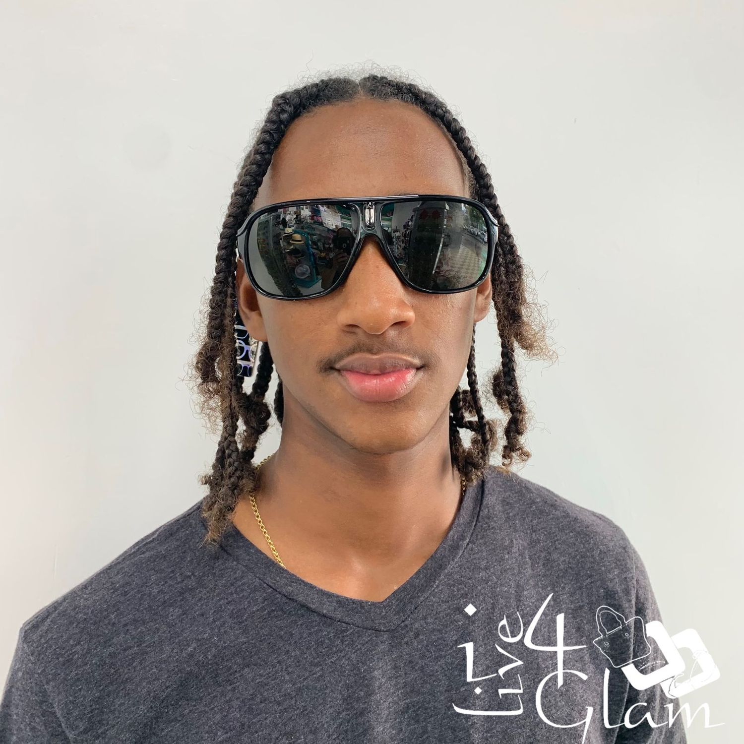 Men&#39;s  Polarized Sunglasses, Color: Black