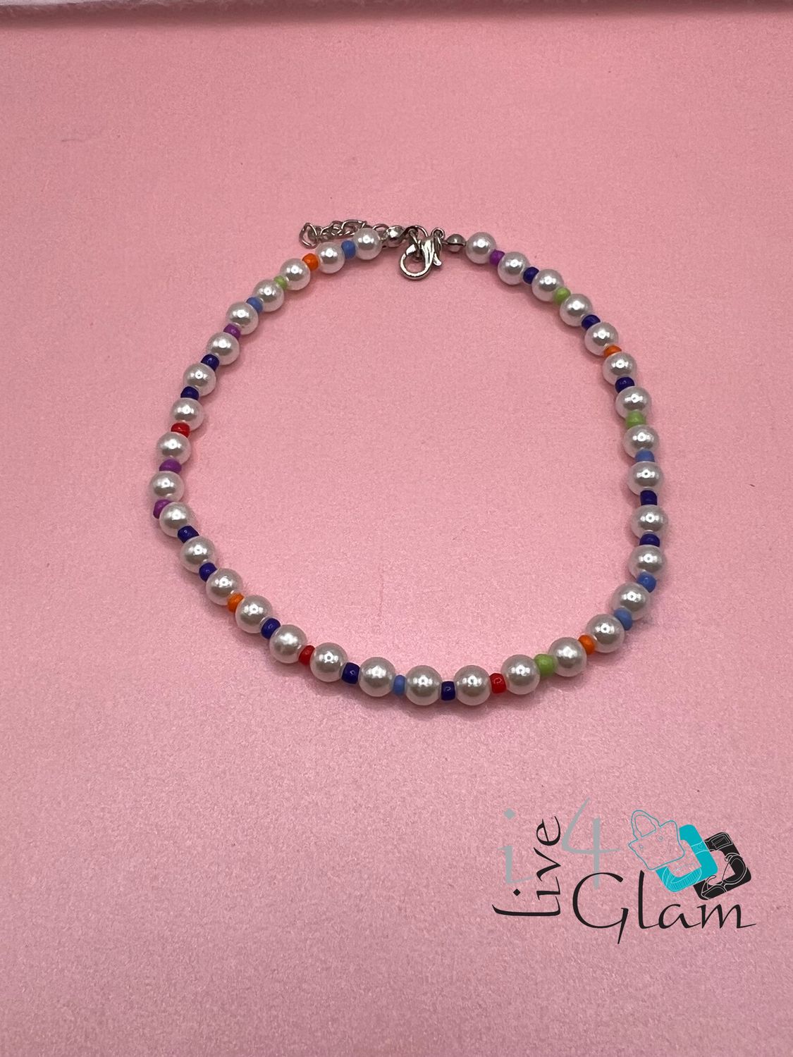 Double Bracelet/Anklet, Style: Pearl