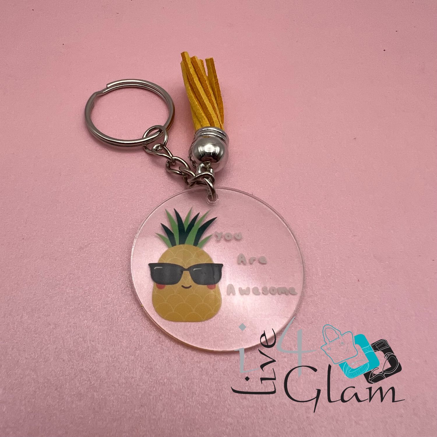 Acrylic Keychain, Style: You Are Awesome