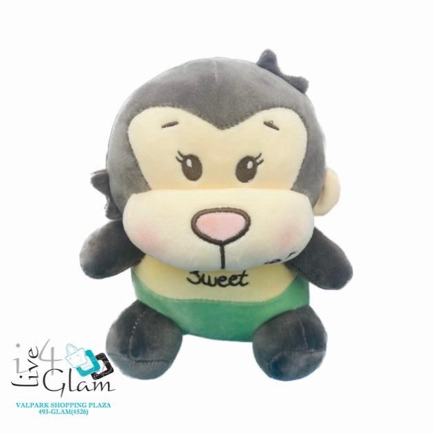 Plush Animal Monkey, Color: Green