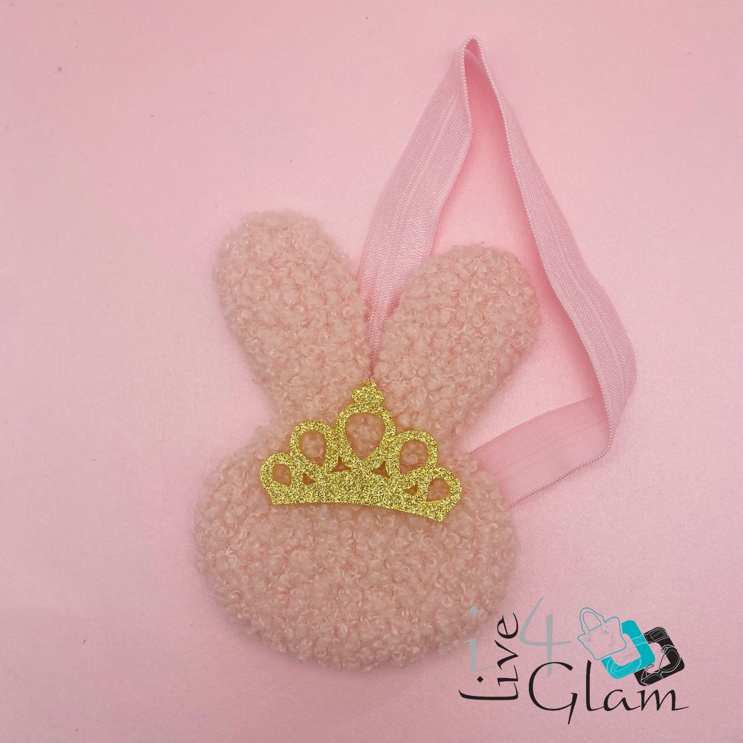 Bunny Crown Headband, Color: Pink