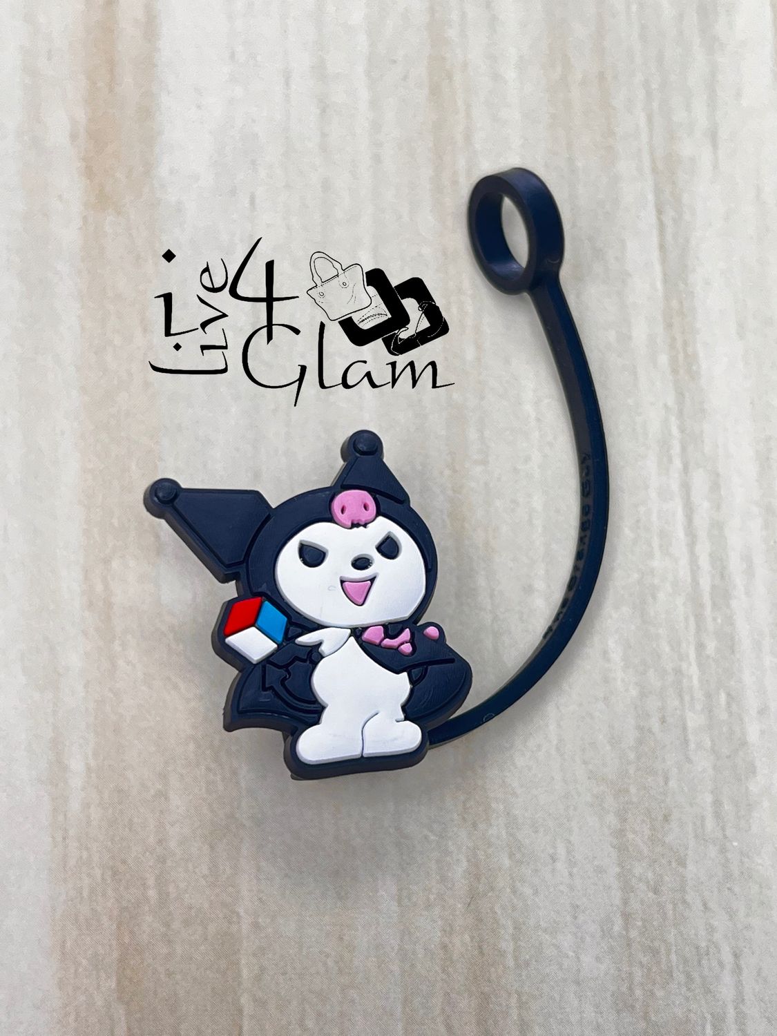 Hello Kitty Straw Cover, Style: Kuromi