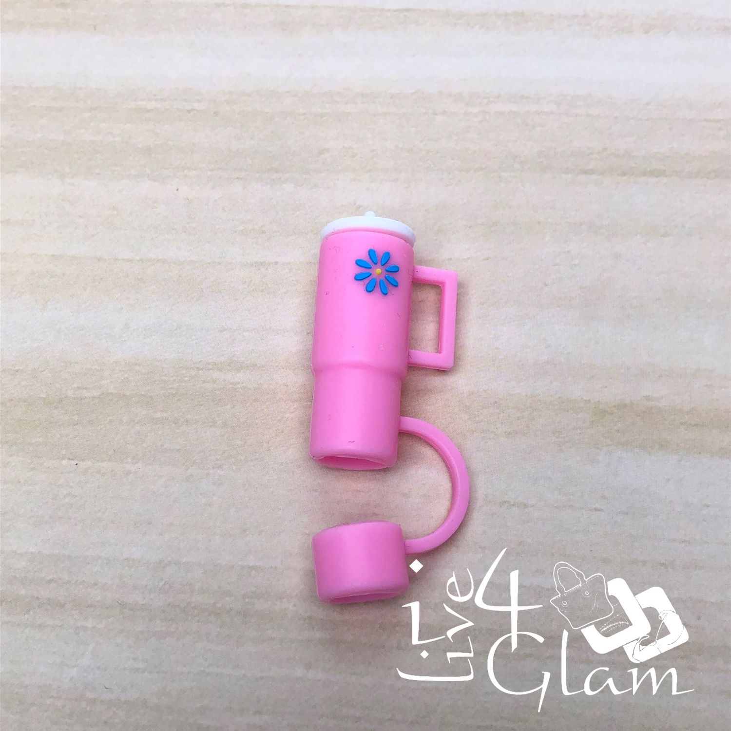 Cup Large Straw Cover, Color: Pink