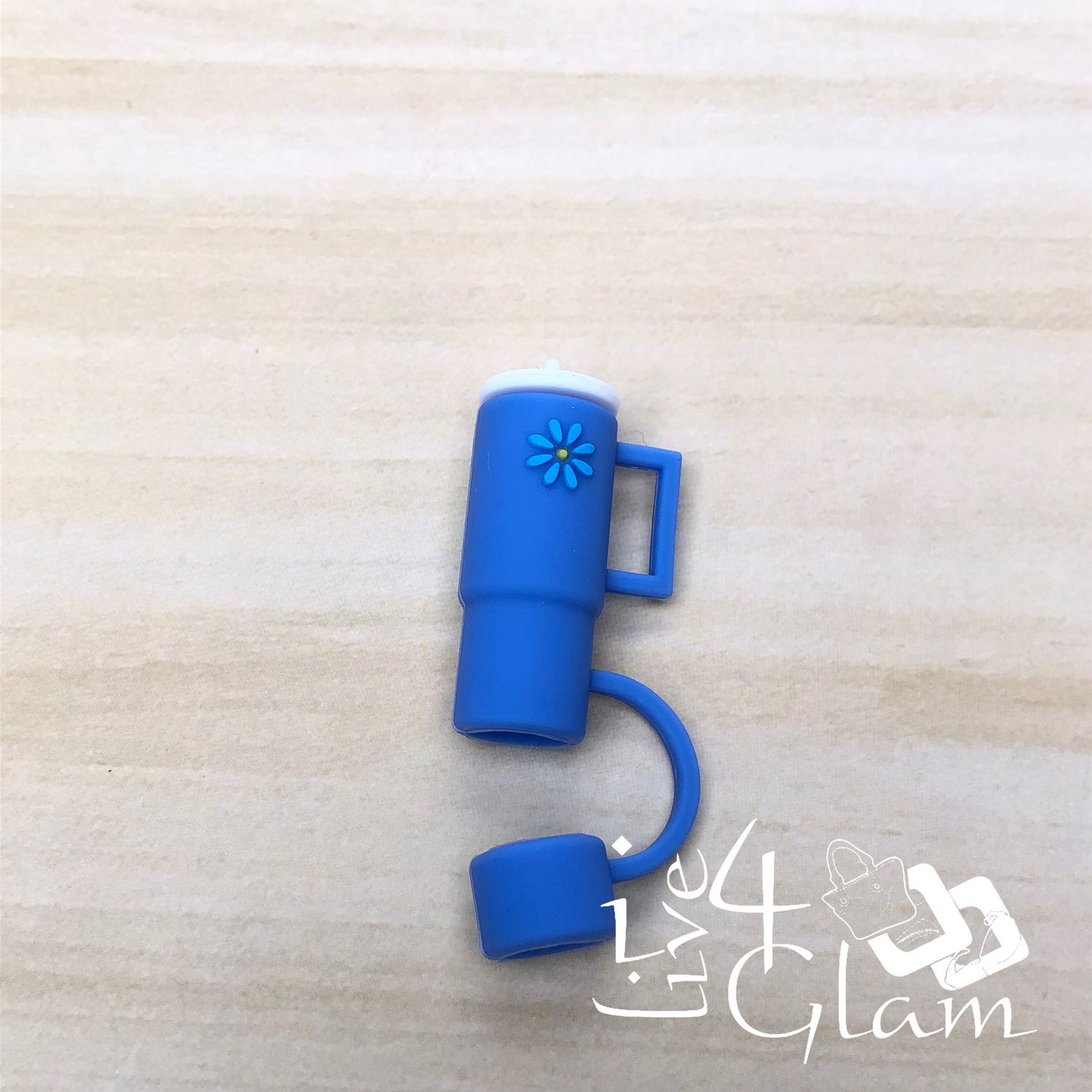 Cup Large Straw Cover, Color: Dark Blue