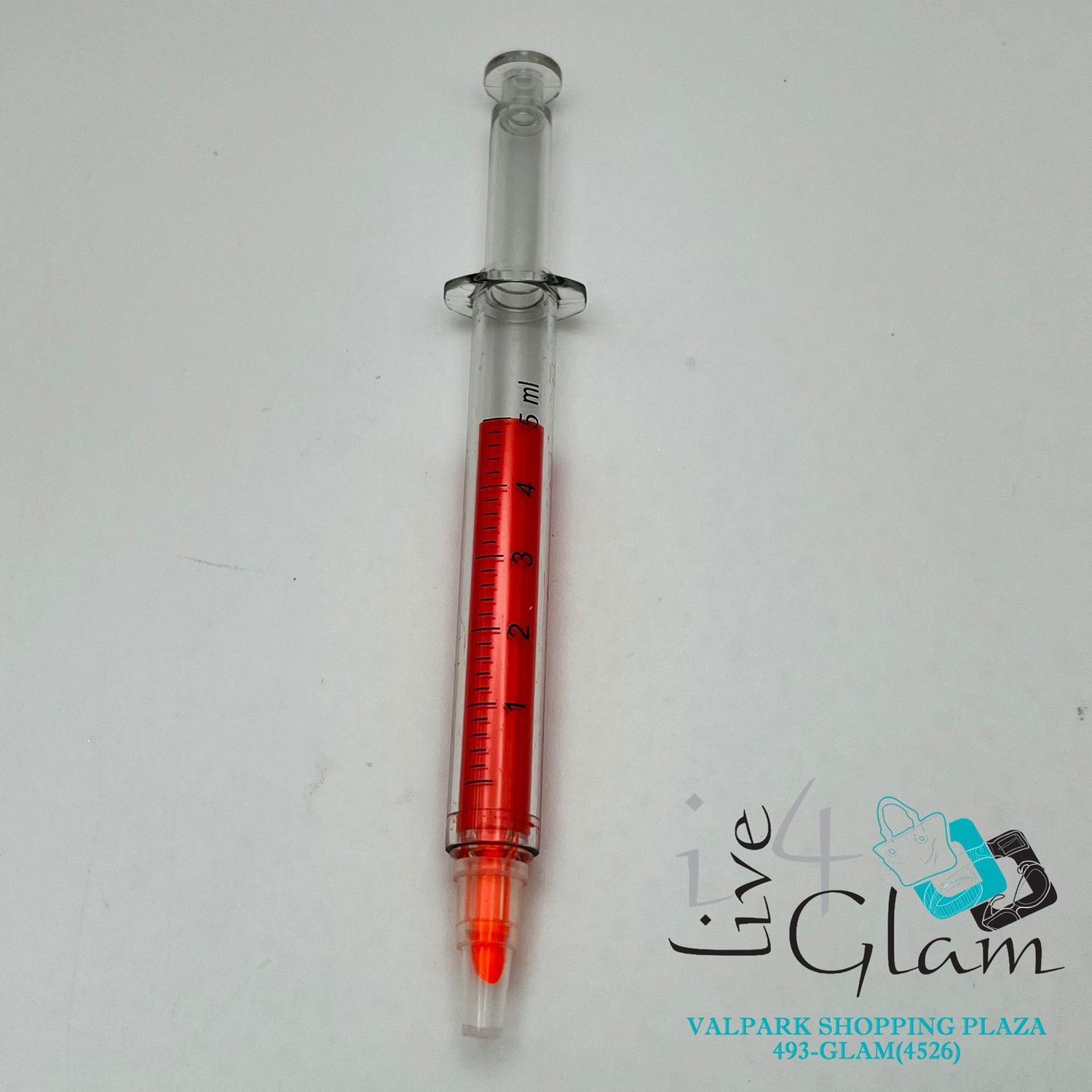Syringe Highlighter, Color: Orange