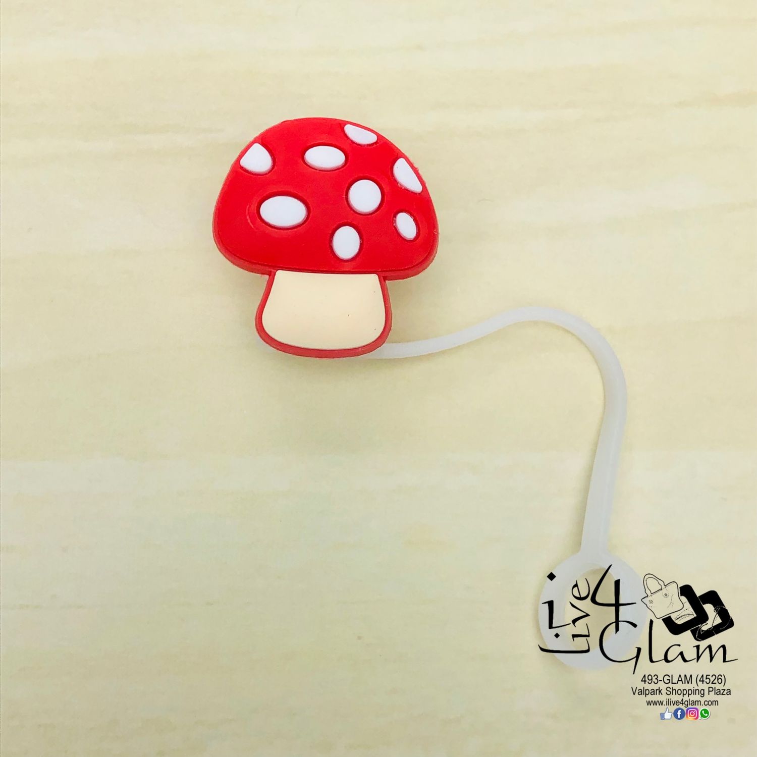 Mushroom Large Straw Cover