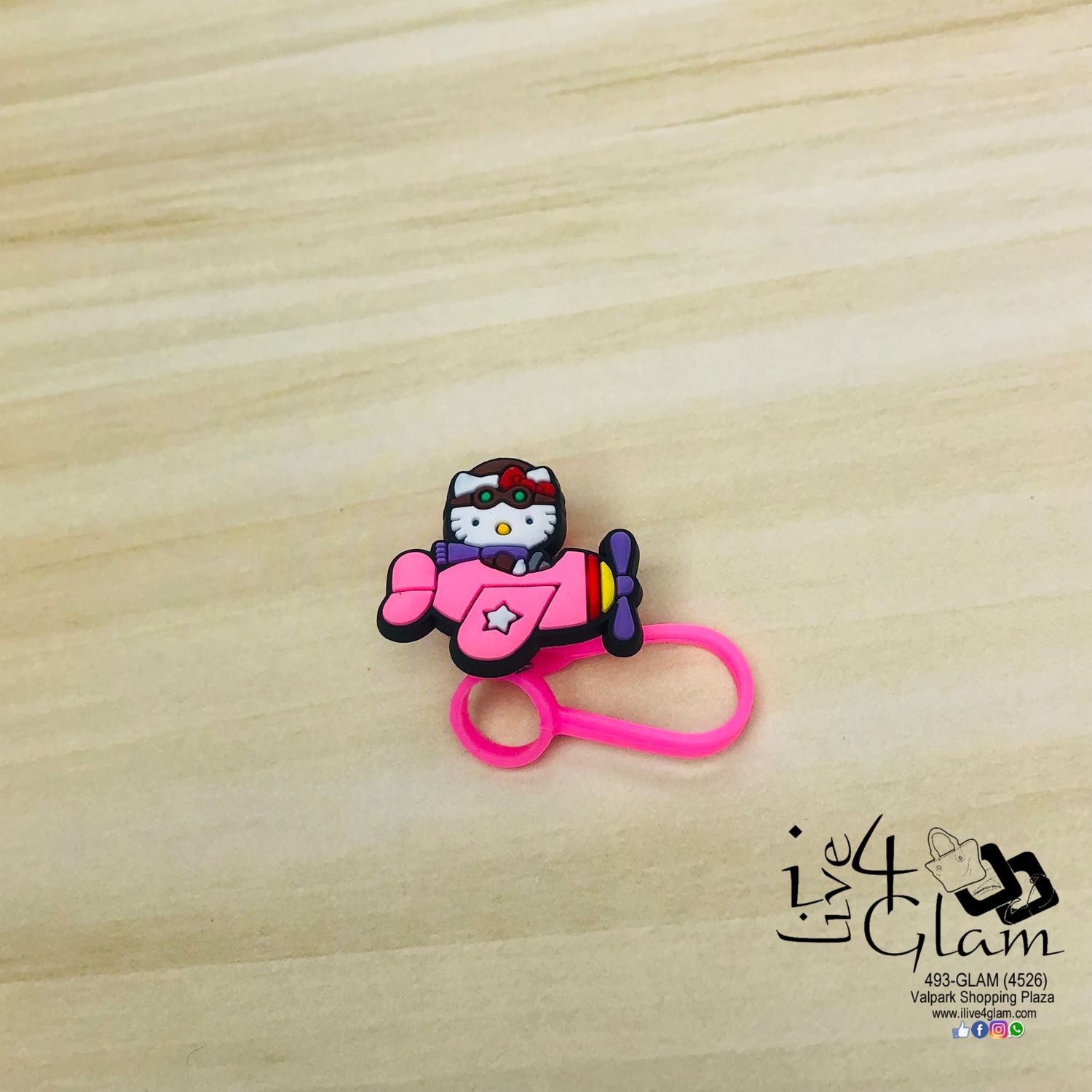 Hello Kitty Large Straw Cover, Style: Style 1