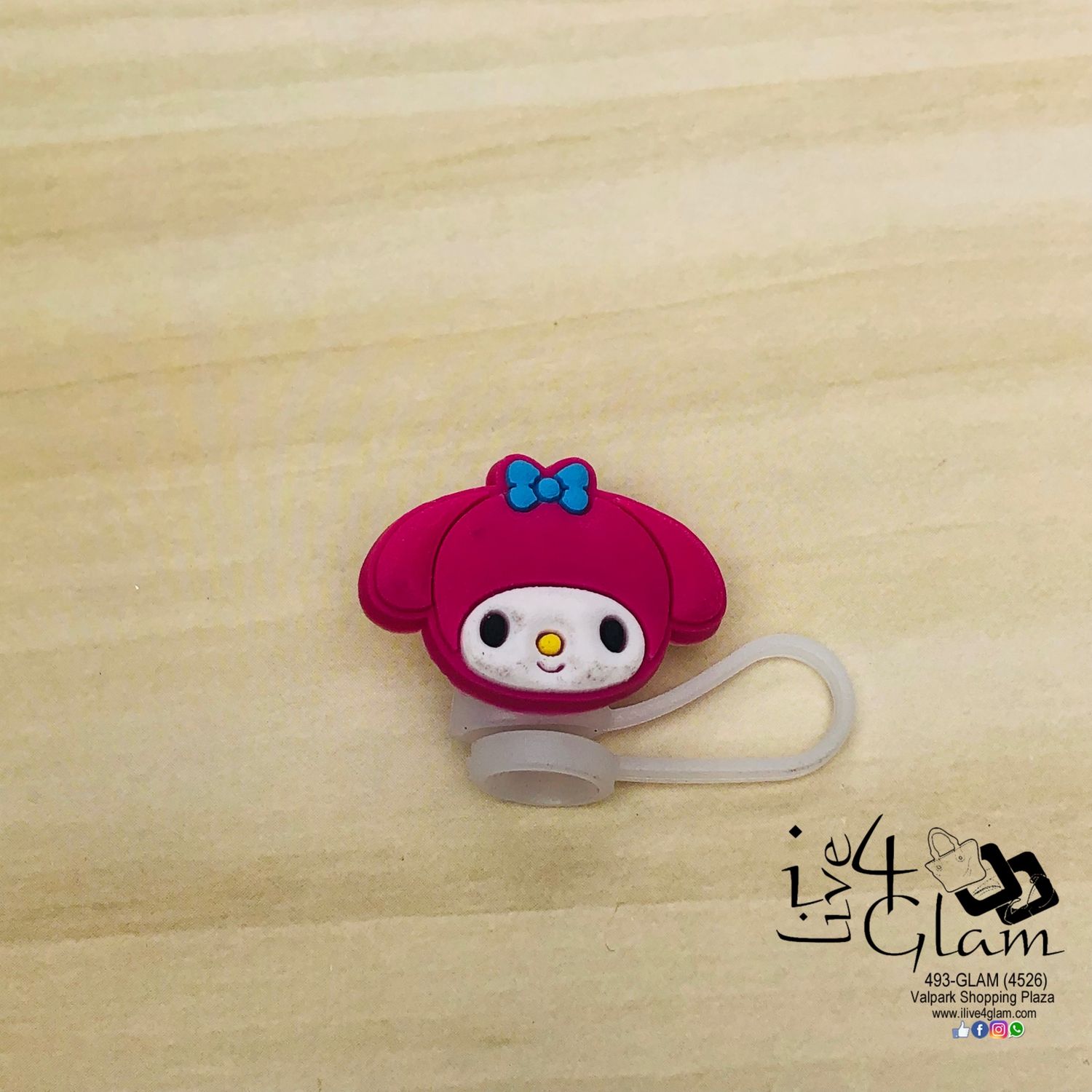 Hello Kitty Large Straw Cover, Style: Melody