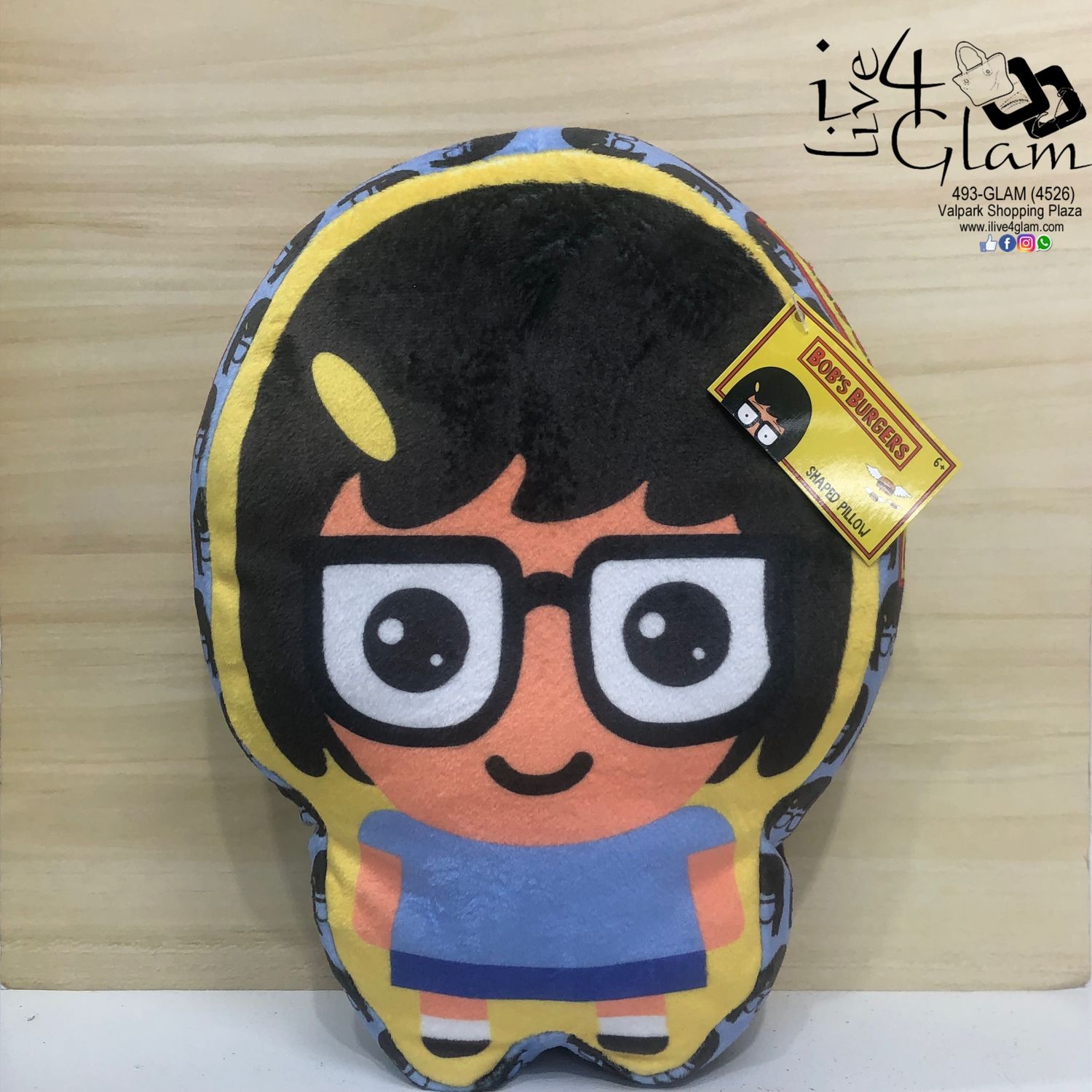 Bob&#39;s Burgers Pillow Tina